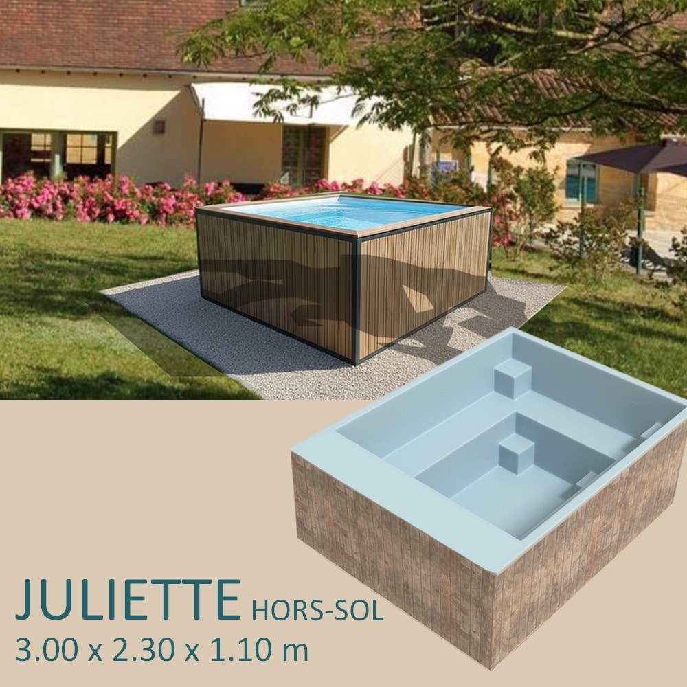 piscine-coque-hors-sol-carrée-PLUG&PLAY